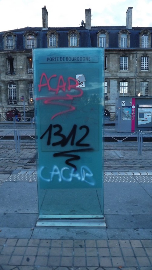 Débordements lors de la manifestation du 17 octobre 2026 à Bordeaux.